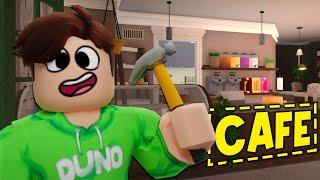 Duno bygger ett CAFÉ i Roblox Bloxburg