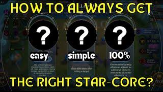 MAGIC CHESS STAR-CORE FULLY EXPLAINED  HOW TO ALWAYS GET THE RIGHT STAR CORE  MAGIC CHESS TUTORIAL