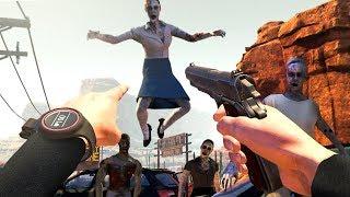 My FAVORITE VIRTUAL REALITY Zombie Apocalypse Game Arizona Sunshine Funny Moments