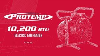 ProTemp®  10200 BTU Electric Fan Heater