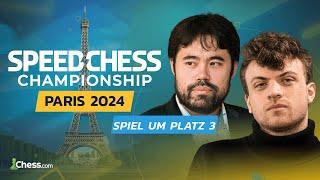 Hikaru Nakamura vs Hans Niemann  Speed Chess Championship 2024  Spiel um Platz 3