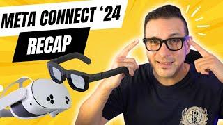 META CONNECT 2024 - Hat Meta Schon Gewonnen Bevor Es Losgeht? Quest 3S -Rayban - Orion