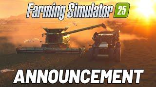 FARMING SIMULATOR 25 ANNOUNCEMENT - Release Date New Crops Animals and Maps