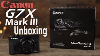 Canon Power Shot G7X Mark iii Unboxing