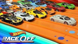 Pagani Utopia vs 20 Hot Wheels HyperCars Race