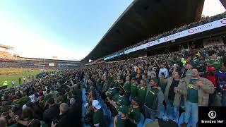 Feel like youre in the Loftus Versfeld crowd - widescreen version - SA national anthem and flyby