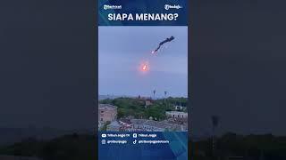 PERANG UDARA MEMANAS Drone Rusia Adu Banteng vs UAV Ukraina di Garis Depan #Short