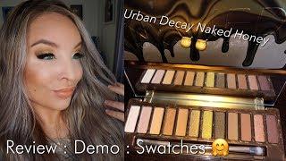 Urban Decay Naked Honey Eyeshadow Palette  Review  Demo  Swatches