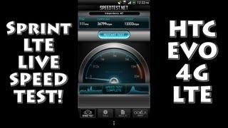 SPRINT 4G LTE LIVE SPEED TESTS 36.8 DOWN 13.3 UP wwJoshdew EXCLUSIVE