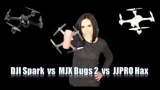 Half Chrome Compare DJI Spark vs MJX Bugs 2W vs JJPRO Hax. Battle of the GPS Drones