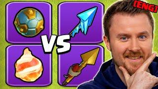BEST EQUIPMENT after the ROCKET SPEAR Event in Clash of Clans