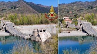 Road bridge collapses in Italy