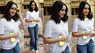 Shraddha Kapoor Sweet Shouted To Media PAPs As They Caught Her Without Permission In Juhu Today