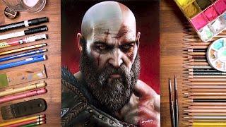 Drawing Kratos - God of War Ragnarok  drawholic