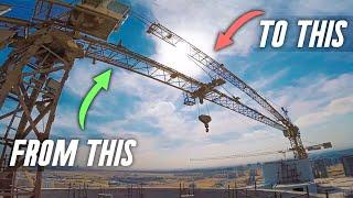 The CRAZIEST Crane Climb Ive Ever Done 