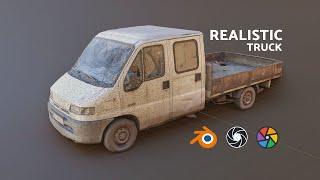 How to Create Lowpoly 3D Truck via Photogrammetry Smartphone and Blender