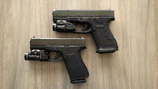 Does SIZE Matter? Glock 19 Gen 5 vs. 43X MOS Side by Side Comparison