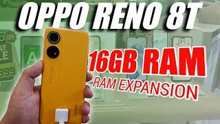 16GB RAM Oppo Reno 8T   Ram Expansion Tutorial 