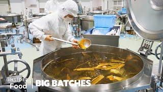 How A Japanese Megakitchen Prepares Thousands Of School Lunches Everyday  Big Batches
