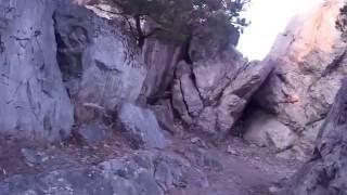 Crimea.Simeiz.A secret path on the mountain Pania.