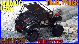 UNIMOG 401 REMOTE CONTROL TRIAL TRUCK 4X4 AND RC TRAIL TRUCK PROTOTYPE UNIMOG U401