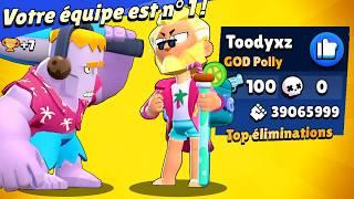  Je JOUE avec TOODYXZ il a le RECORD du MONDE sur POLLY dans BRAWL STARS