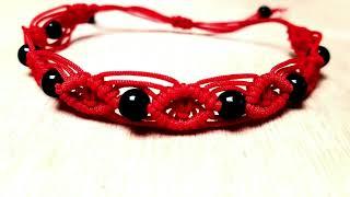 PULSERA con MOSTACILLAS  Fácil de Hacer  Tutorial Macramé #macrame