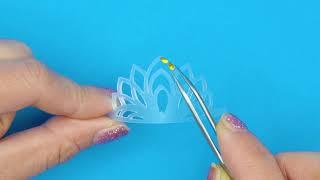 #DIY manual  making a mini princess Crown