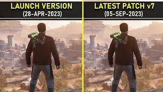 Star Wars Jedi Survivor  Launch Version vs Latest Patch Version 7  Performance Comparison