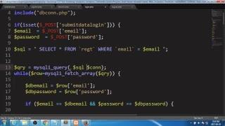 LOGIN LOGOUT REGISTER PHP HTML CSS TUTORIAL SESSIONS FORMS