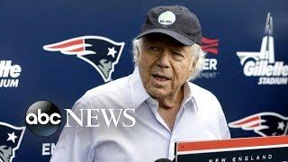 Patriots owner breaks silence amid massage parlor scandal