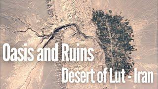 Iran - Oasis and ancient ruins of Keshit in the desert of Lut 4K