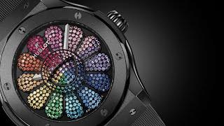 HUBLOT - CLASSIC FUSION TAKASHI MURAKAMI BLACK CERAMIC RAINBOW