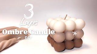 Trendy bubble candle tutorial  wick wax & tips step by step  Intermediate candle making
