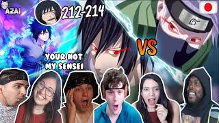 Kakashi Vs SasukeNaruto Shippuden Episode 212214 REACTION MASHUP