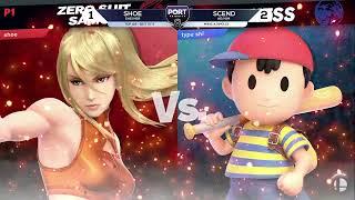 Shoe Zero Suit Samus vs Scend Ness - Top 128 - Port Priority 8