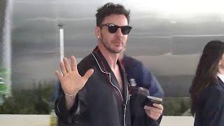 Shannon Leto Wears Pajamas And Diamond Studs At LAX