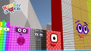 Looking for Numberblocks Comparison Plus Ten Club 10 to 100 vs 10000 to 100000 HUGE Number Pattern