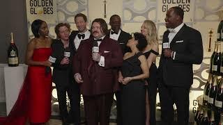 The Bear  81st Golden Globes Winners Backstage Interview
