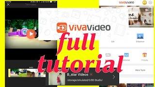 Viva video editor tutorial