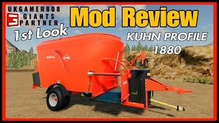 KUHN Profile 1880 Mod Review fs19 #farmingsimulator #fs19modsreview ls19 mods