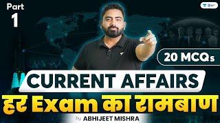 Top 20 Current Affairs MCQs #1  General Awareness For Bank Exams By Abhijeet Mishra