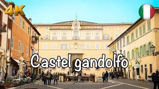 Popes Villa Castel gandolfo Italy Walking Tour 4K 50fps HDR