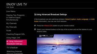 WebOS 4 0 OLED for C8 B8  E8 and W8 Wallpaper TV series Enjoy Live TV Part II