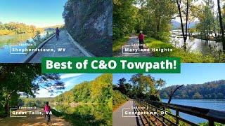 Best biking sections of the C&O Canal Towpath near DC MD VA DMV