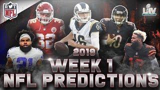 2019 NFL Week 1 Predictions  #NFLRT Pick’em Challenge