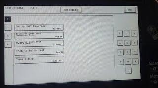 HOW TO RESET TRANSFER BELT UNIT  TONER FILTER COUNTER LIFE ON KONICA MINOLTA PHOTOCOPIER MACHINES