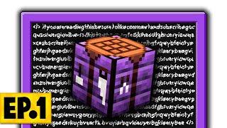 Minecraft Encrypted  TRAPPED IN A SIMULATED REALITY #1 Modded Questing Survival