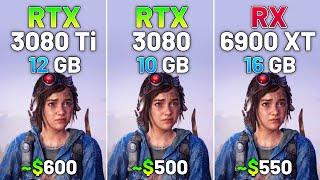 RTX 3080 Ti vs RTX 3080 vs RX 6900 XT - Test in 12 Games in 2024