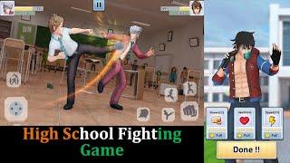 High School Fighting Game Headset Fighter - Arena Gameplay